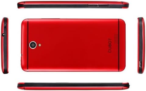 Cubot ONE 4.7" Capacitive HD LTPS 1280x720 Android 4.2 Quad Core MTK6589T 1.5GHz 1GB RAM & 8GB ROM 3G Smartphone Android Phone with Wi-Fi, 5.0MP & 12.0MP Dual Camera & GPS/A-GPS (Red)