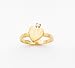 14k Diamond signet ring - Size 5