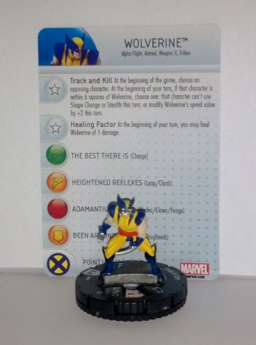 Marvel Heroclix Wolverine and the X-Men #001 Wolverine with Card