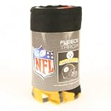 Pittsburgh Steelers Light Weight Fleece NFL Blanket (Grid Iron) (50"x60")