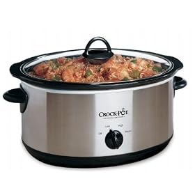 Crockpot SCV655 Slow Cooker Brushed Chrome 6.5L