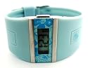 LongBoard - 6072012 - Montre Femme - Quartz digitale - Bracelet en Plastique Turquoise