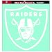 NFL Oakland Raiders 18-by-18-Inch Diecut  Decal