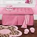 Tufted Bench TUFTED STORAGE BENCH 01 OS -37LX19Wx19H Pink