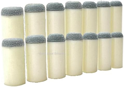 14 Assorted Press-on Tips for Pool Cues - 7 Sizes. Variety Pack of 14 Slip on Pool Cue Tips