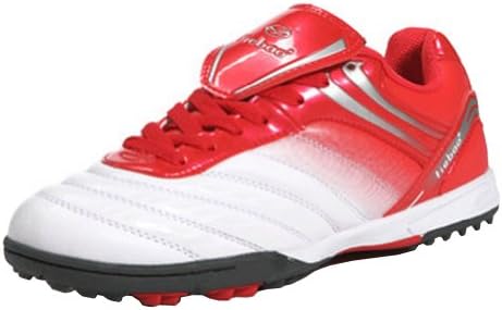 Tiebao Boys' Hard Ground Indoor Speed Patent Leather Football Shoe