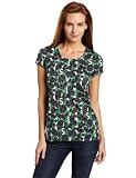 41J3qcKOwUL. SL160  Chaus Womens Stripe Animal Spots Burnout Top