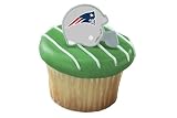 NFL New England Patriots Cupcake Helmet Rings 12 count