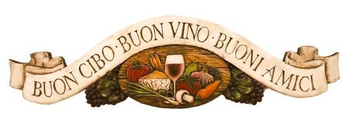 Good Food Good Wine Good Friends Door Topper