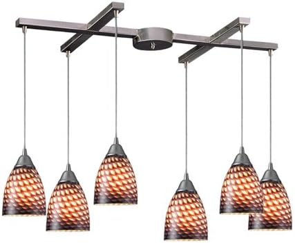 Elk Lighting 416-6C Pendants Arco baleno lighting Lamp Home Improvement