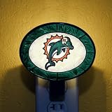 Art-Glass Nightlight-Dolphins
