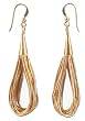 Liquid Gold over Solid Sterling Silver 10 Strand Earrings