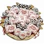 Custom Logo Snowflakes Holiday Cookie Basket