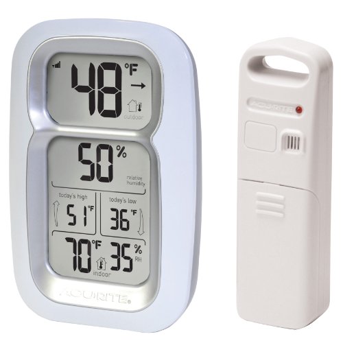 Chaney Instruments Acu-Rite 00611 Thermometer/Hygrometer with Wireless Remote Sensor