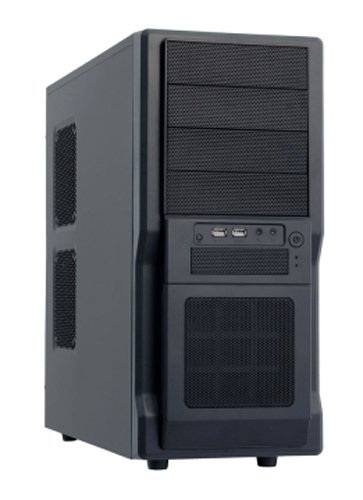 Chieftec DF-02B Midi-Tower PC-Geh&auml;use ATX schwarz/rot