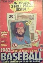 1983 Fleer Baseball Card Unopened Box (Gwynn, Sandberg, Boggs RC's)