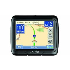 Mio Moov M305 Navigationsger�t (8,9 cm (3,5 Zoll) Touchscreen, 23 L�nderkarten, Fahrspurassistent, TMC) schwarz