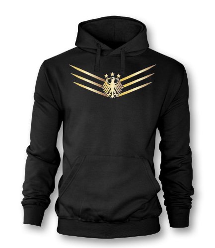 Luckja Herren Hoodie EM 2016 Deutschland Trikot Gold Edition