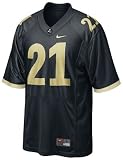 Purdue Boilermakers Number 21 Youth Replica Football Jersey - Black