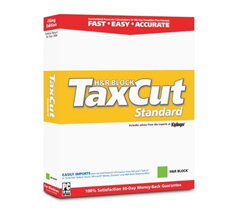 Taxcut 2003 Turbo Tax Software Cut From Hr Block