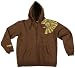 LIGHT Premium HoodedZip RAY, COFFEE