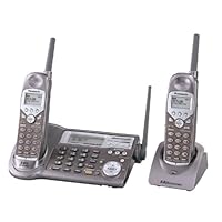 Panasonic KX-TG5110M 5.8 GHz DSS Expandable Cordless Phone with Answering System and Dual Handsets