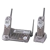 Panasonic KX-TG5110M 5.8 GHz DSS Expandable Cordless Phone with Answering System and Dual Handsets