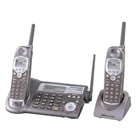 Panasonic KX-TG5110M 5.8 GHz DSS Expandable Cordless Phone with Answering System and Dual Handsets