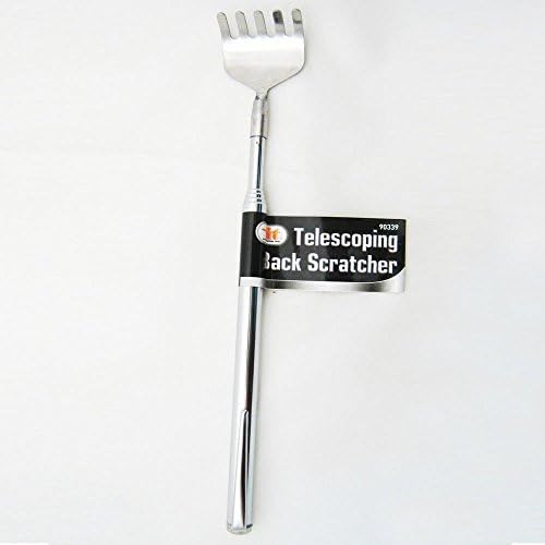 Telescoping Back Scratcher Metal Telescopic Handle Grip Extendable Backscratcher