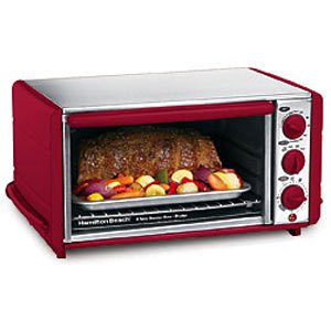 Hamilton Beach extra-large 6 slice toaster oven broiler stainless