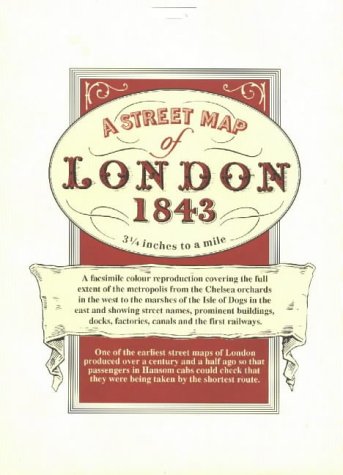 A Street Map of London, 1843