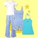 Life is Good Flip Flops Matching Mother & Daughter Sets