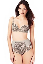 Per Una Animal Print & Embroidered Padded B-DD Bra