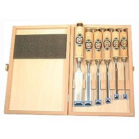 Two Cherries Special 6 Pc Boxed Chisel Set by Two Cherries