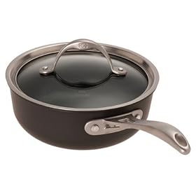 Calphalon One Nonstick 2-Quart Chef's Pan with Glass Lid by Calphalon