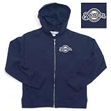 Milwaukee Brewers MLB "Hoody" Full Zip Hooded Sweatshirt For Women (Navy) (Medium)
