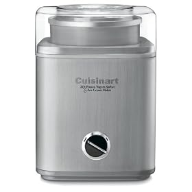 Cuisinart ICE-30BC Pure Indulgence 2-Quart Automatic Frozen Yogurt, Sorbet, and Ice Cream Maker
