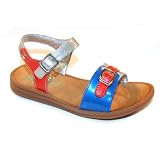 Pom D'api -Blue/ orange sandals