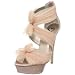 Steve Madden Women's Fifi Platform Sandal,Pink Fabric,7 M US