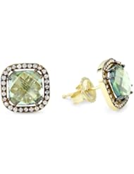 Kalan by Suzanne Kalan Green Envy Topaz Post Earrings