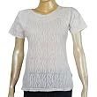 Ladies Kurta Cotton Long Sleeve Top Blouse Chikan Embroidery Size L (ctop411)