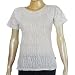 Ladies Kurta Cotton Long Sleeve Top Blouse Chikan Embroidery Size L (ctop411)