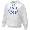 Nike Olympics Team USA White Basic 5 Rings Hoody Sweatshirt