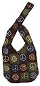 Peace Symbol Sling Handbag Purse