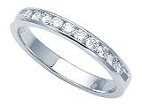 0.33 cts Round Diamonds Band - Platinum, 14kt White or Yellow Gold