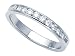 0.33 cts Round Diamonds Band - Platinum, 14kt White or Yellow Gold
