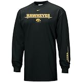 Nike Iowa Hawkeyes Black Graphic Long Sleeve T-shirt