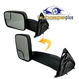 2006, 2007 Dodge Ram 1500 Sport Driver Side Mirror Head Assembly - Manual W/ Towing Package