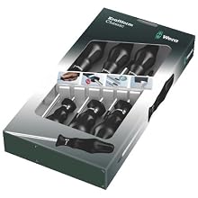 Wera Kraftform Classic 1734/6 Slotted/Phillips Screwdriver Set, 6-Pieces