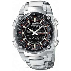 Click here to buy Seiko Watches- Seiko Sportura Analog  Digital Alarm Chronograph with Countdown Timer Mens Watch .